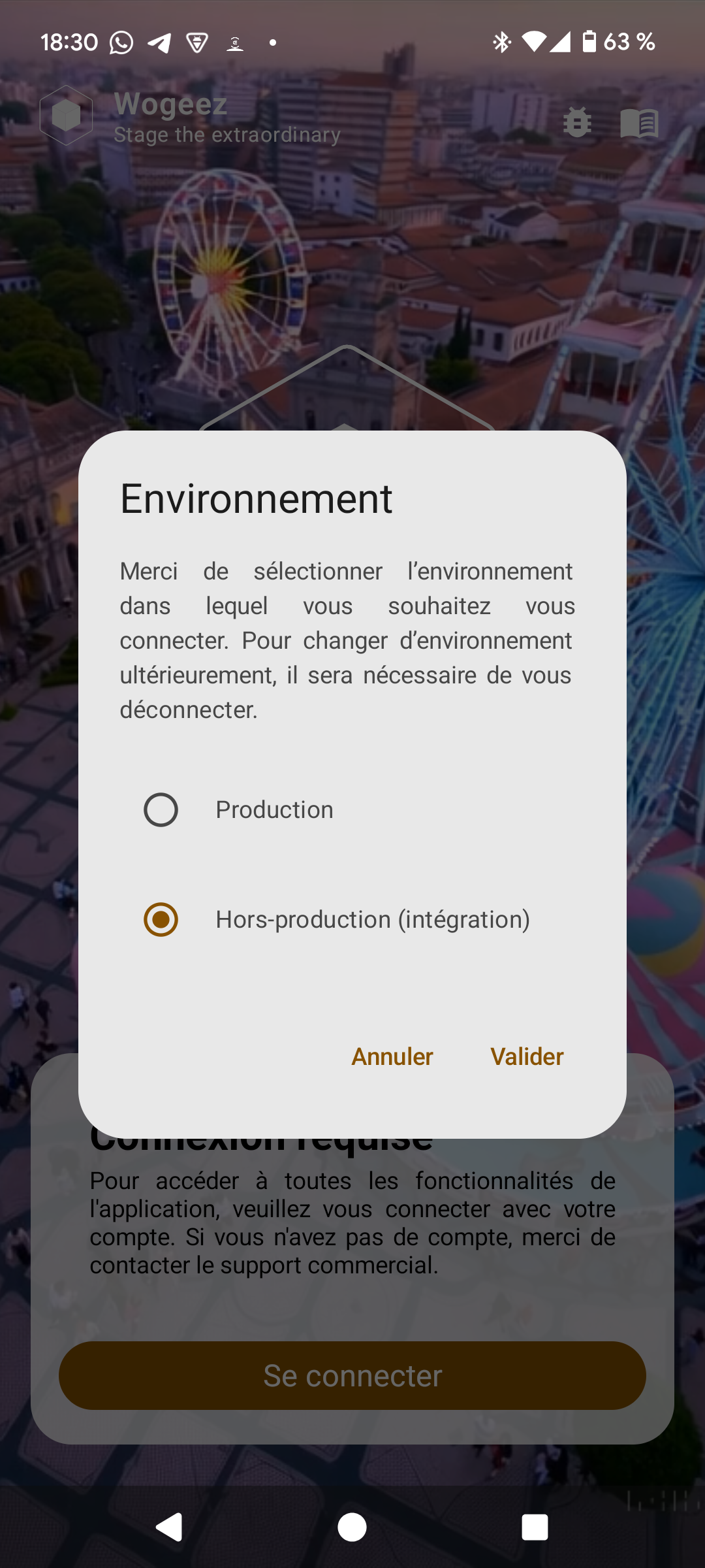 Wogeez Android Developer Mode
